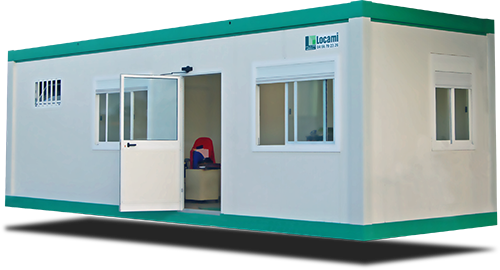 Conteneur aménagé en bureau