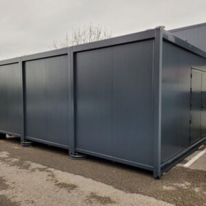 Pose de modules à usage d’atelier avec électricité et climatisation