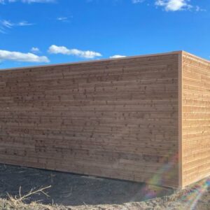 Habillage bois – Mairie de Carpentras