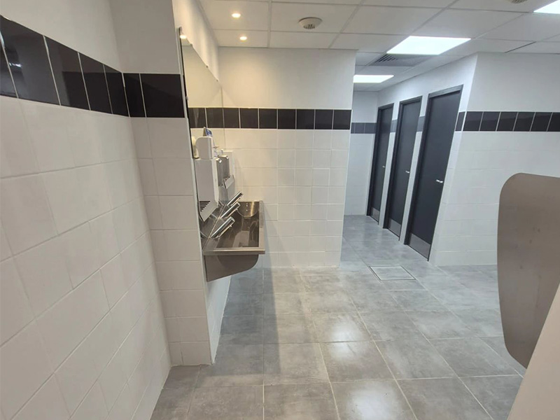 Rénovation de vestiaires et sanitaires